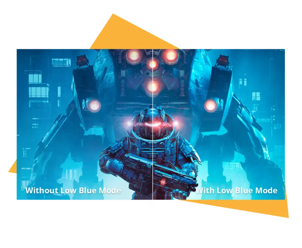 Comparativa de filtro de luz azul
